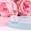 1:12 Dollhouse Mini Wish Bottle Glass Storage Bottle W/Cork Candy Jar Home Decor