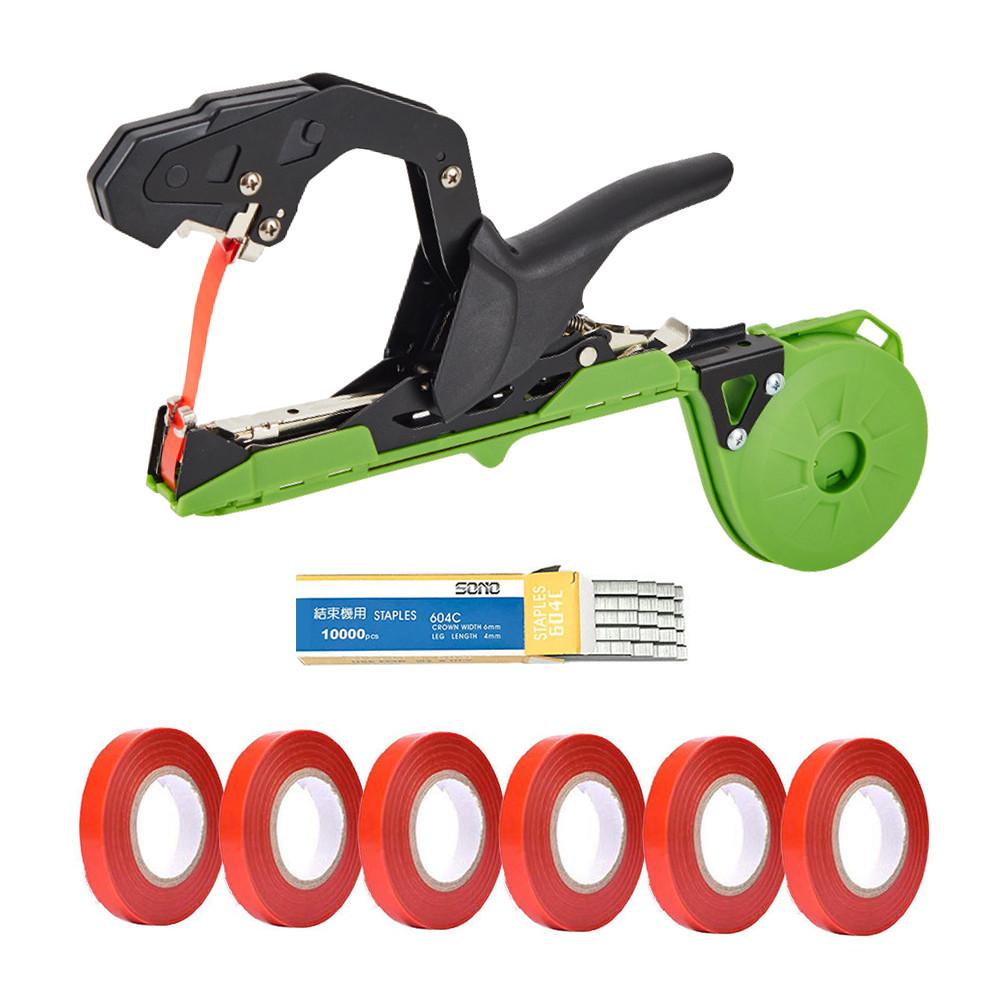 New Elbow Large Mouth Agricultural Tying Binding Machine Handheld Orchard Tying Machine Tapes Binding Garden Tools