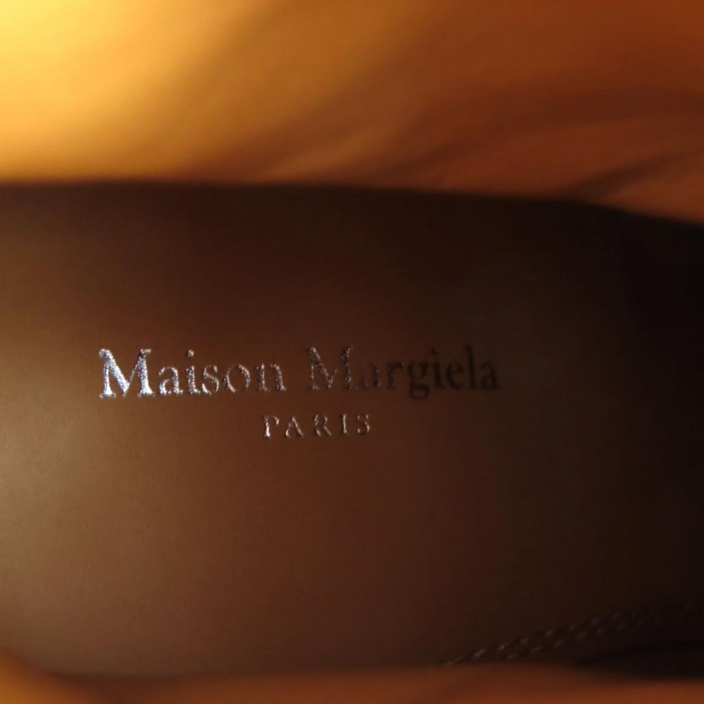 Excellent Maison Margiela 22 Short Boots Brown Leather Women 38 S58WU0260 Used
