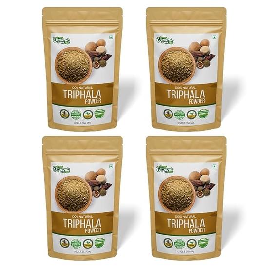 

Органический порошок Трифала Зинг - Сушеные на солнце плоды амлы, бибхитаки и харитаки, упаковка 227 г из 4 штук