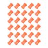 Pack Of 30 Oranges Glow In The Dark Acrylic Bamboo Beads For Handmade Bracelets And Necklaces Jewelry Making Supplies
