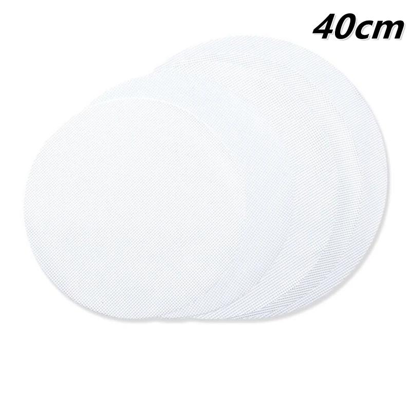 10PCS Non-stick Silicone Steamer Mesh Mat Reusable Round Bamboo Steamer Liner Kitchen Dim Sum Dumplings Buns Steamed Pad
