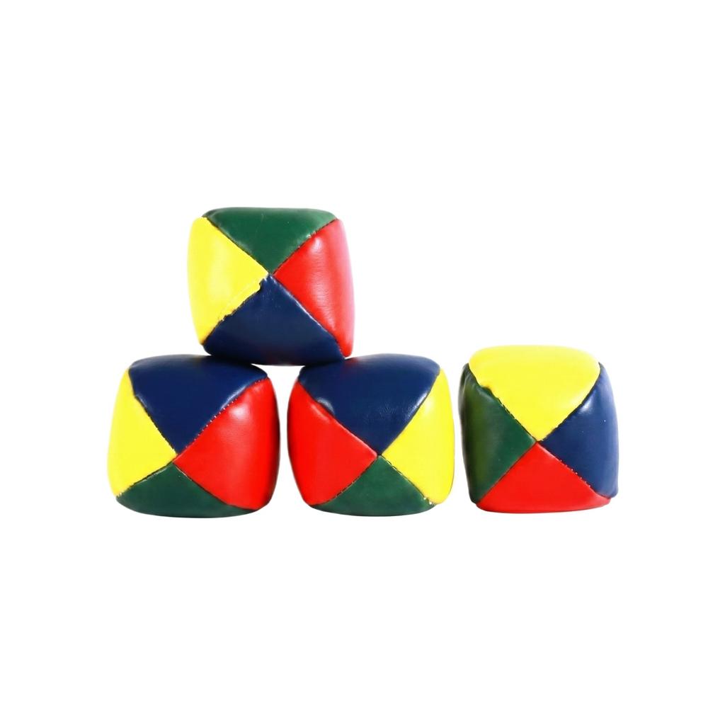 4pc Set of Durable Bean Bags Soft Filled Throwing Bags for Outdoor Indoor Games and Activities Suitable for Adults Boys and Girls