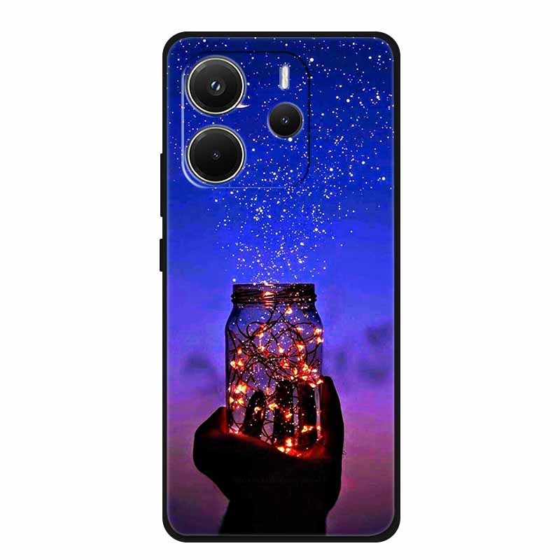 Für Xiaomi Redmi Note 14 4G Global Hülle Luxus TPU Weiches Silikon Cover Handyhüllen für 24117RN76G Schutz Neu Bumper Funda