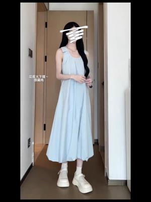 Today's Popular Beautiful Skirt Chic Pleated Bud Long Dress Design Sense Niche Vest Dress Summer