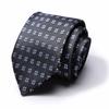Tie Tie Polyester Silk Tie 8Cm Business Men'S Dress Wedding Studio Tie