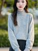 Women's Wool Ruffled Knit Turtleneck Sweater - Slimming Base Layer for Autumn/Winter Warmth