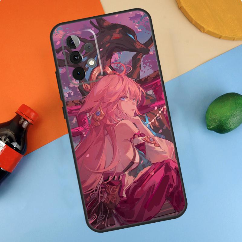 

Genshin Impact Yae Miko Case For Samsung Galaxy A34 A54 A14 A35 A55 A15 A56 A36 A26 A16 A06 A12 A22 A32 A52 A13 A53 Samsung A22 5G
