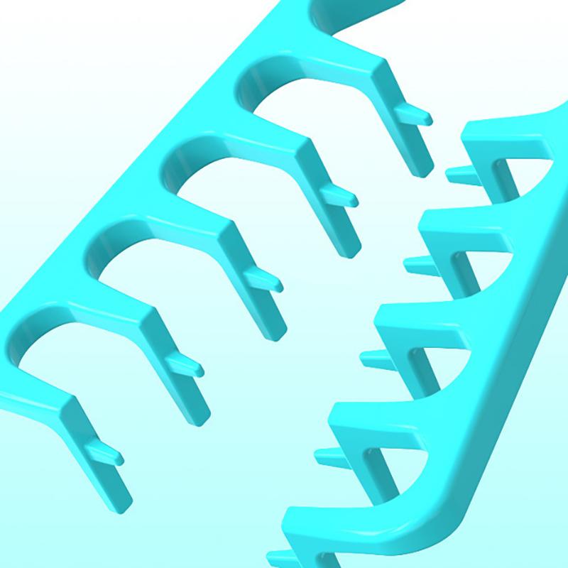 Volumgebender Kamm mit breiten Zinken Stylingwerkzeuge Lockenwickler Flauschige Textur für Männer Ideal für alle Haartypen Hairstyling-Werkzeuge