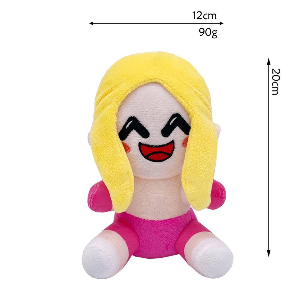 OMZ Plush Toy Hooded Boy Cute Girl Figure Stuffed Doll Soft Plushie for Kids Birthday Gift 8 Inch