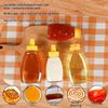 Transparent Reusable Plastic Honey Bottles Squeeze Honey Bottle Container Holder With Lid For Storing And Dispensing Honey Jar