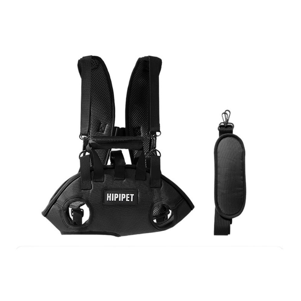 Adjustable Strap Dog Lift Harness Breathable Horizontal Hugging Backpack  Medium and Large Size