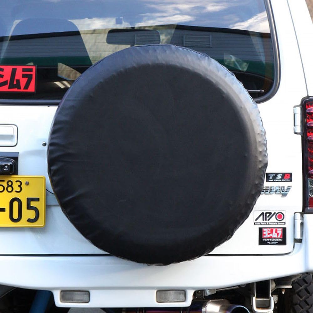 Apio Spare Tire Cover Series Solid 175/80R16, Black, 3013-S3