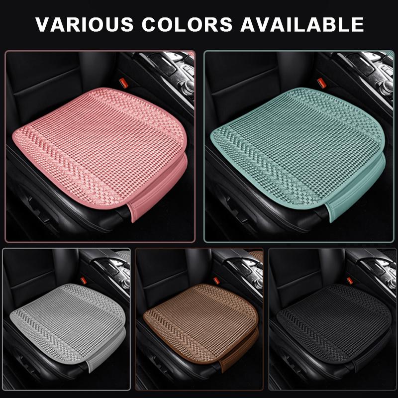 SEAMETAL Ice Silk Car Seat Cover Full Set Breathable Non-slip Car Seat Cover Protector Four Seasons Car Accessories