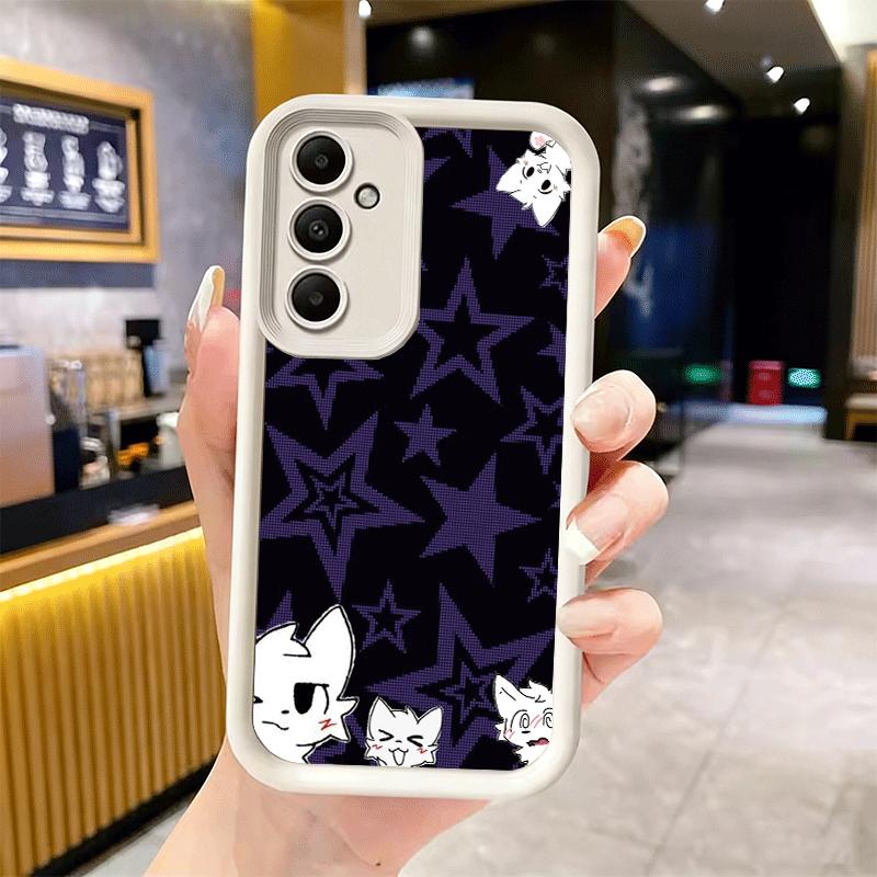 Phone Case for Samsung Galaxy A17 A16 A15 A14 A13 Cute B-Boykisser Catoon A56 A36 A26 A55 A35 A25 A54 A34 A24 A53 A33 A23 A07 A0