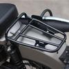 Yoothi Porte-bagages arrière Support de top-case pour Honda CT125 Hunter Cub (JA55/JA65) Acier Allié Noir Brillant