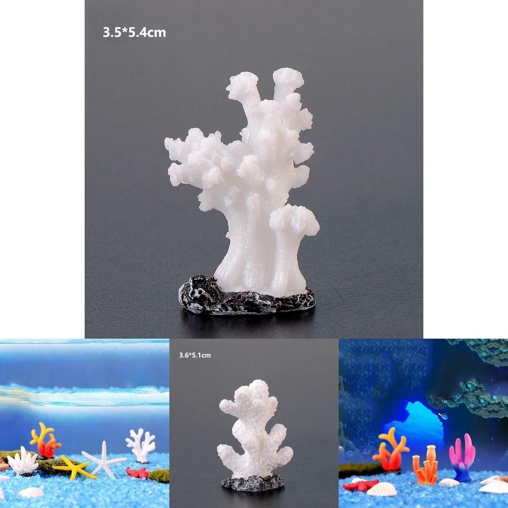 Realistic Resin Coral Aquarium Fish Tank Decoration Miniature Gift Diy Starfish