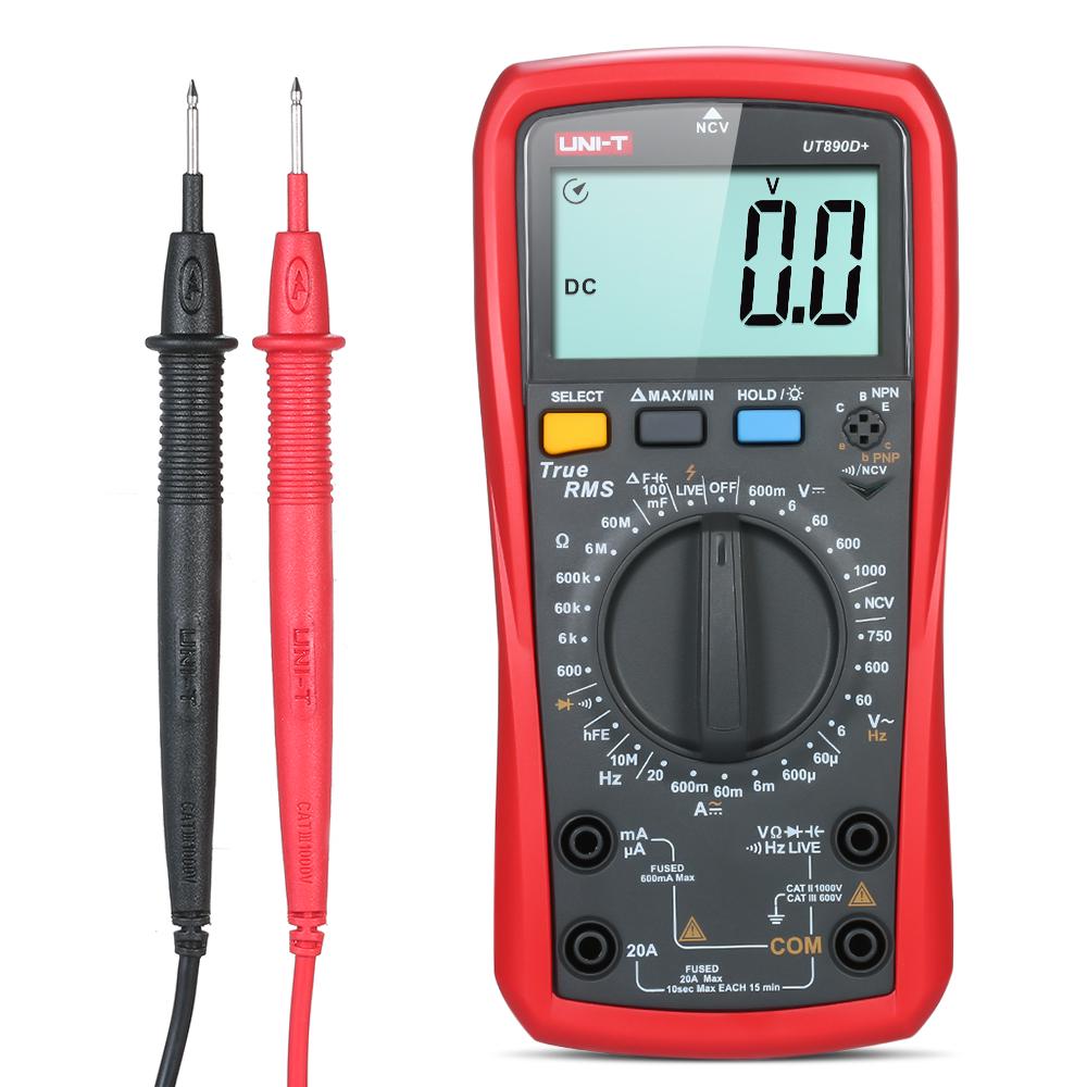 Unit Small Multimeter Buy UNI-T UT890D+ Digital Multimeter True RMS Handheld Mini Universal ...