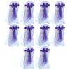 Decorations Chair Backs Chair Sashes Composite Fabric Elastic For Wedding Hotel Party 10 Pcs 24*6 Cm Brand New