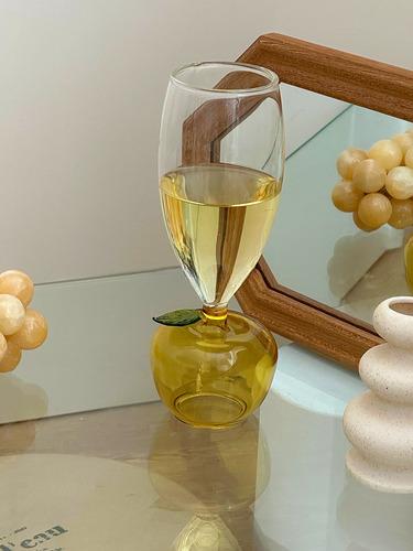 

Creative Fruit Cup Apple Pear Shape Glass Wine Cup Cute Champagne Cup Fun Wine Cup Decorative Decoration Water Cup Beer Glass 250ml