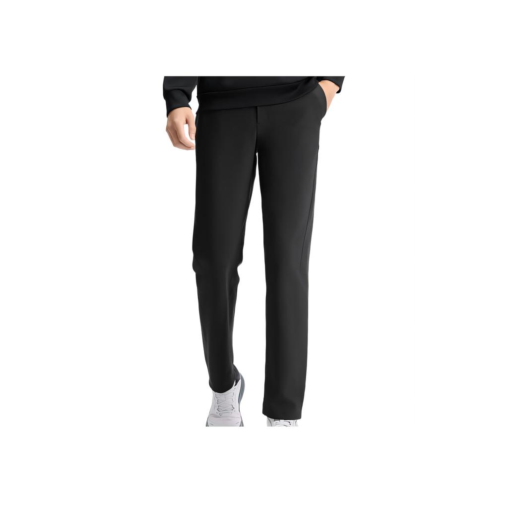 New FILA SS25 A.P. Knitted Sweatpants Men's Pitch Black A11M511614F