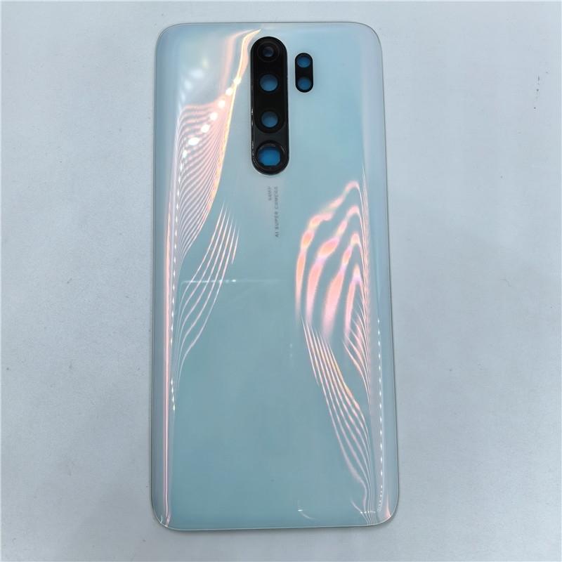 Battery Cover For Xiaomi Redmi Note 8 Pro Back Glass Panel Rear Door Housing With Camera Lens Replacement+Sticker