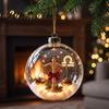 Festive Home Holiday Accents Zodiac Christmas Ornament, Twelve Sign Hanging Decoration, 2D Acrylic Decorative Ornaments for Holidays Horoscope Pendant