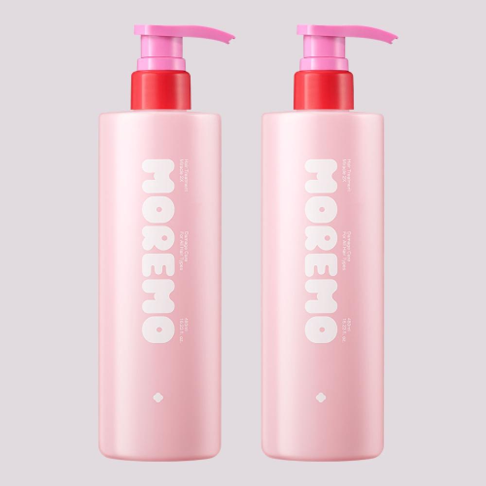 Moremo Hair Treatment Miracle 2x 480ml Large Capacity Duo Set NONE