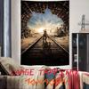 Fashion Roleplaying Adventure Gaming Cool Metro Exodus Serise Tapestry Decoration Bedroom Dormitory Background Cloth Tapestry