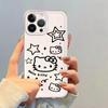 Case for iPhone 17 Pro Max 15 13 Pro XR 7 8 Air XS Max 14 Plus 12 Mini 11 16 Soft Phone Cover Cartoon Hello Kitty