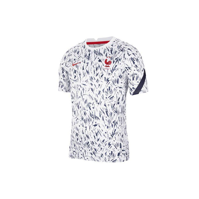 

Футбольная майка с коротким рукавом Nike FFF белая/черненая синяя/красная мужская уличная одежда CD2578-100 S