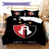 Atlas FC Pattern Bedding Set Quilt Cover Pillowcase Home Decor Gift (1 * duvet cover + 2 * pillowcase, without core)