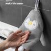 1Pc Cute Penguin Hanging Hand Towel Kitchen Super Absorbent Microfiber Cleaning Wipe Dishcloths Kids Soft Quick Dry Bath Towels