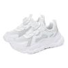 Boys' new mesh medium and older children's light casual sports shoes Girls' rotating buckle casual school casual shoes