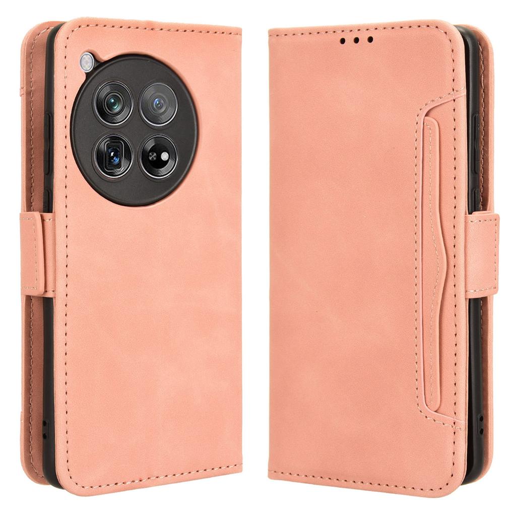 For OnePlus 12R 5G/Ace 3 5G Leather Case Card Holder Wallet Flip Phone Cover
