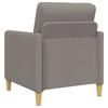 Storage Sofa Set 2 pcs Taupe Polyester