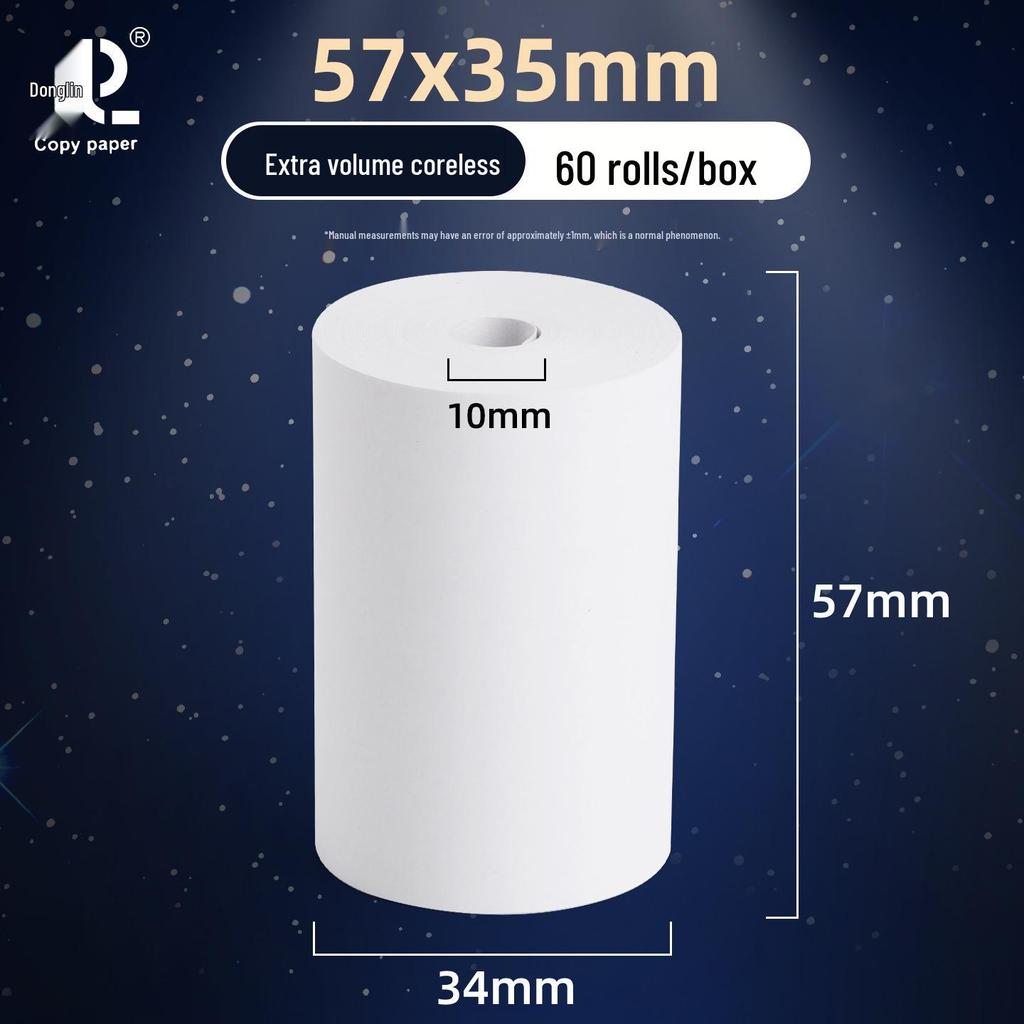 Thermal Receipt Paper 57x50 & 80x80 for Delivery & Supermarket Tickets
