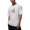 Jordan Tierprint Locker geschnitten Rundhals Kurzarm T-Shirt Herren Oberteile Weiß IF0786-100