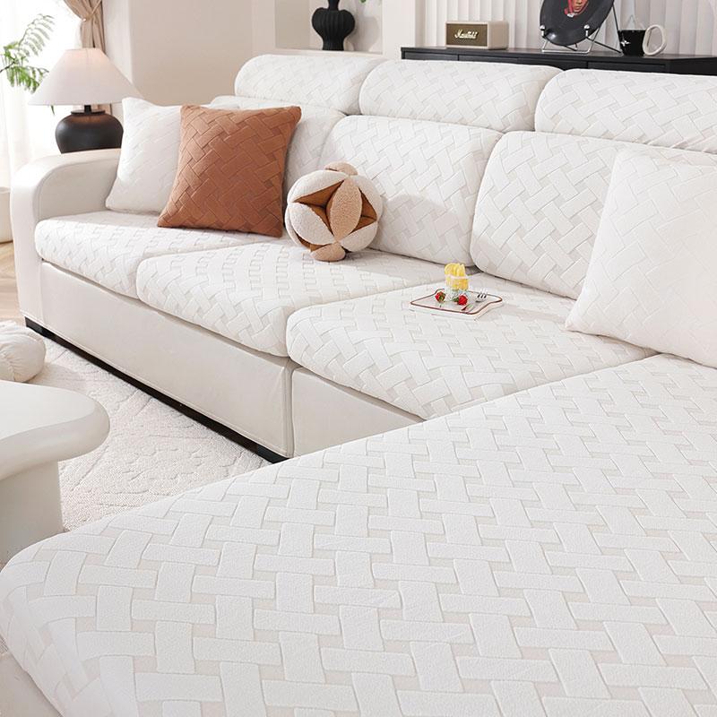 Elastic Sofa Cover Luxury Adjustable Elastic Couch Cover For Living Room Sofa Seat Cover 1 2 3 4 Seat L Shaped Full Set