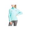 Bmw Berlin Marathon 2023 Legends Jacket Letter Print Color Block Vintage Sports Stand Collar Long Sleeve Jacket Women Jacket Light-Blue IN1340
