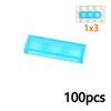 Compatible 3069 63864 2431 6636 3068 87079 Transparent Smooth 1x2 1x3 1x4 1x6 2x2 2x4 Bricks Ceramic Tile Clear Building Blocks