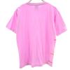 MICKEY UNLIMITED Check Pattern Short Sleeve T-shirt F Pink Women Used