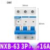 Chint NXB Air Switch Circuit Breaker: 1P, 2P, 3P, 4P Household Type D Three-Phase Disconnector 380V.