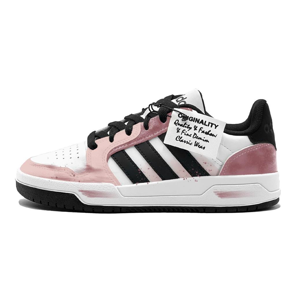 Adidas ENTRAP Romantic Favor, Pink Undertone, New Year Renewal, Preppy Style, Individual Fashion, Trendy Versatile JQ3923(TeamS2-S-BOX)