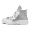 Converse Chuck Taylor All Star Comfortable Fashion Slip Resistant Durable High Top Sneakers Unisex Sneakers Silver A12772C