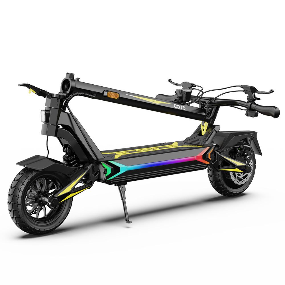Electric Scooter OOTD SR1 10" 1400W Peak Motor Fully Suspended Adult Electric Scooter 48V 20AH Max Load 120Kg Black