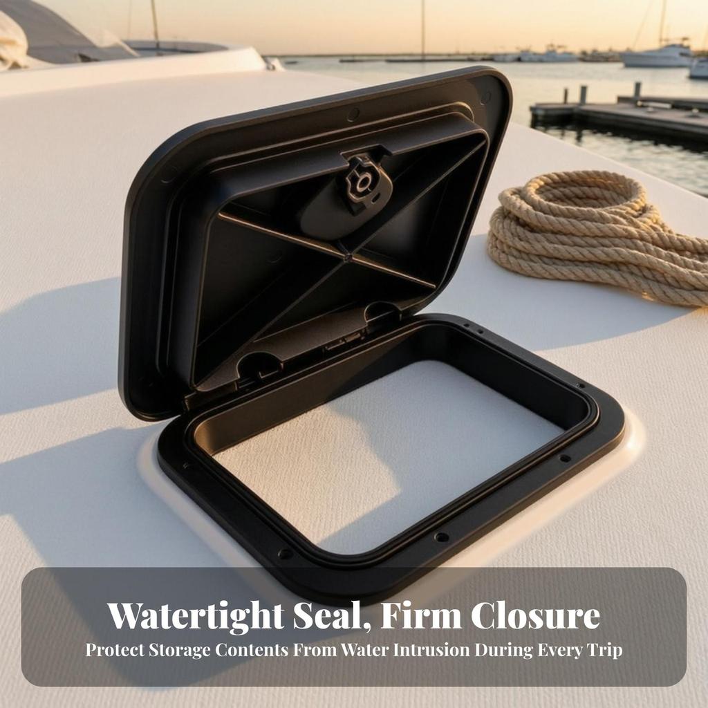 Marine Deck Hatch Cover Heavy-Duty Hardware Non-Slip for Yachts