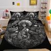 Beauty Skull Printed Bedding Cover Twin Size Microfiber Home Textiles Teen Cool Fashion Home Bedclothes