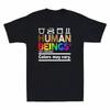 Human Beings 100% Organic Colors May Vary Rainbow LGBT Gay Lesbian Pride T-Shirt