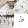 30pcs Sturdy Metal Drapery Hook High Performances Support Curtains Portable for Homemakers and Interior Designers
